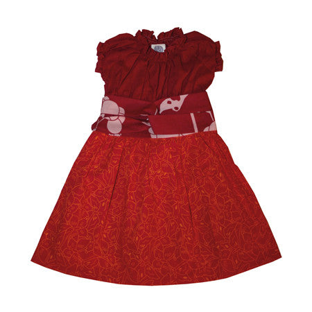 Pink Butterfly Nico Baby and Girls Dress - more colors - Noko Baby Japanese Inspired baby clothing and girls dresses