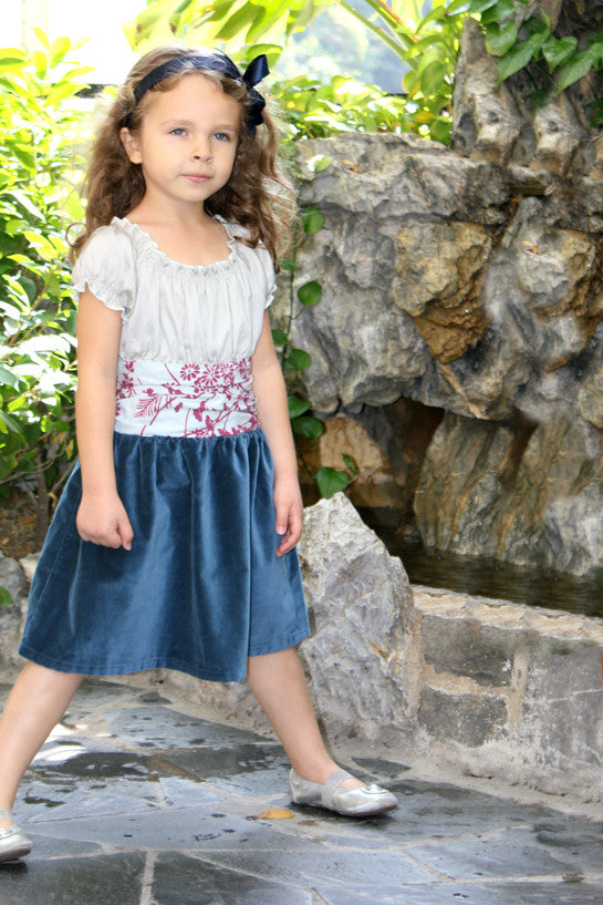 Hanali Baby and Girls Velvet Dress Hanali Baby and Girls Velvet Dress