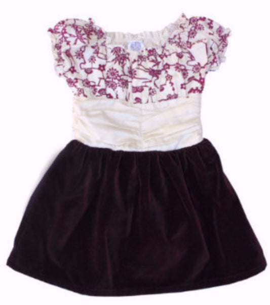 Haname Velvet Girls Dress - more colors - Noko Baby Japanese Inspired baby clothing and girls dresses